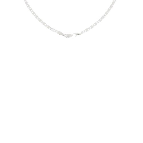 Cadena De Plata Ley .925 Gucci Lisa Mujer 45 Cm X 4 Mm Plateado Largo / Ancho 45 cm x 4 mm