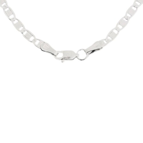 Cadena De Plata Ley .925 Gucci Lisa Mujer 45 Cm X 4 Mm Plateado Largo / Ancho 45 cm x 4 mm