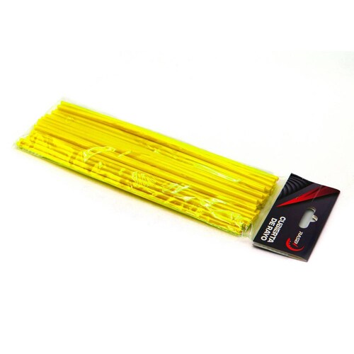 Cubierta De Rayos Para Moto Rasen De 240Mm 36 Piezas             Amarillo