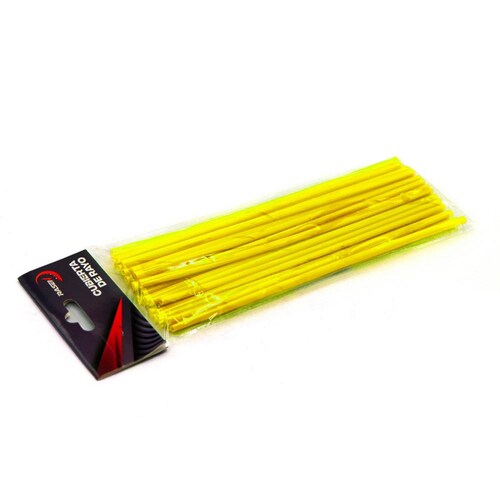 Cubierta De Rayos Para Moto Rasen De 240Mm 36 Piezas             Amarillo