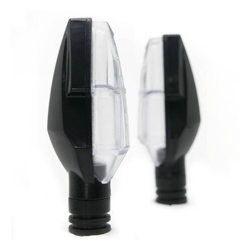 Direccionales Para Moto Rasen Led Tipo Pino Universal   Blanco