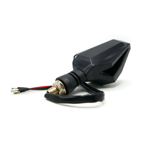 Direccionales Para Moto Rasen Luz Led-Neon Universal    Rojo