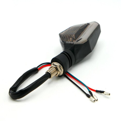 Direccionales Para Moto Rasen Led Neon Decorativa Universal   Rojo