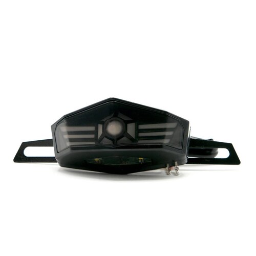 Calavera Para Moto Rasen Stop Neon Premium                Rojo