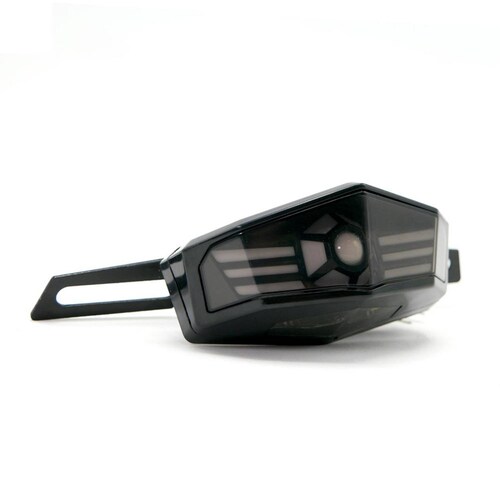 Calavera Para Moto Rasen Stop Neon Premium                Rojo