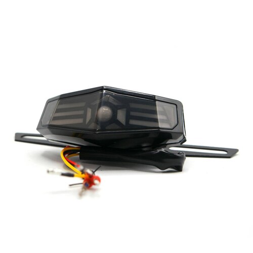 Calavera Para Moto Rasen Stop Neon Premium                Rojo