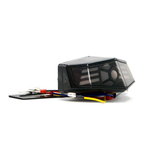 Calavera Para Moto Rasen Stop Neon Premium                Rojo