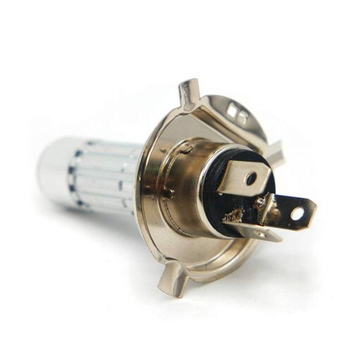 Foco Para Moto Rasen De Faro H4 Con Lupa Hiper Led            