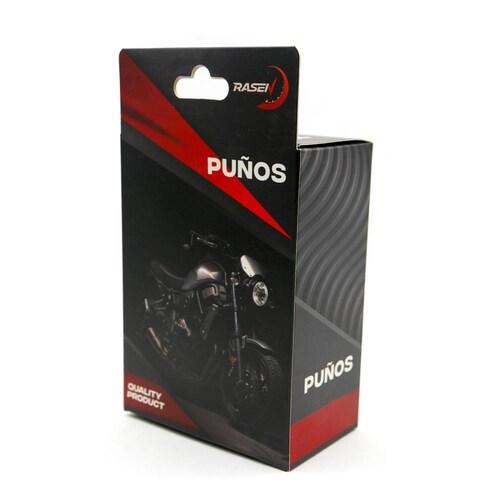 Puños Para Moto Rasen De Caucho Doble Agarre Verde Universal