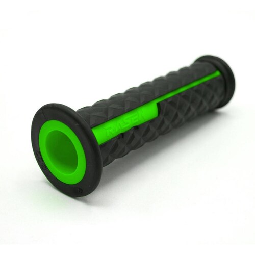 Puños Para Moto Rasen De Caucho Tipo Cuarzo Verde Universal