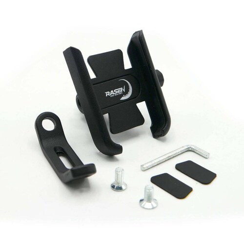 Soporte Para Moto Rasen Para Celular Universal Metalico Para Espejo Sin Cargador          
