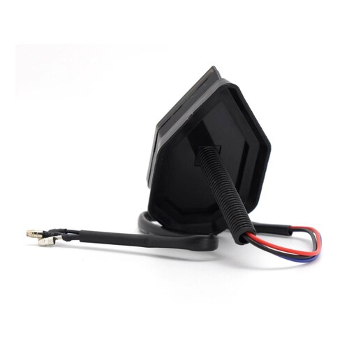 Direccionales Para Moto Rasen Led Secuencial Tipo Doble Flecha Universal Rojo