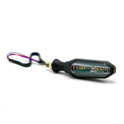Direccionales Para Moto Rasen Led Secuencial Premium 4 Hyperled Universal Azul