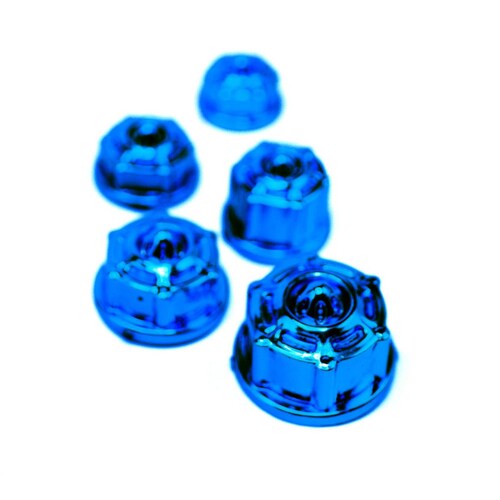 Tapon Para Moto Rasen Tornillo De Plastico Decorativo Tipo Cupula             Azul