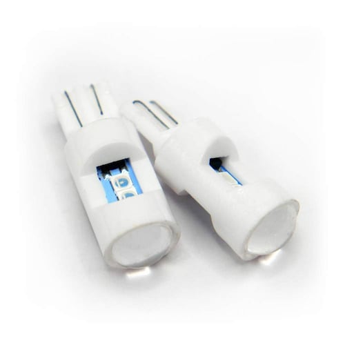 Foco Para Moto Rasen Led De Pellizco Con Lupa 6 Hiperled            Azul