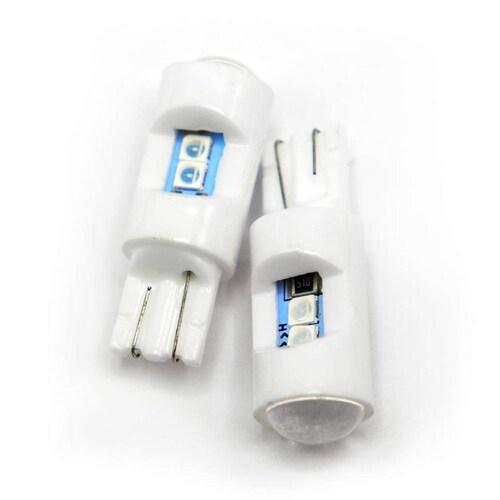 Foco Para Moto Rasen Led De Pellizco Con Lupa 6 Hiperled            Azul