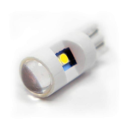 Foco Para Moto Rasen Led De Pellizco Con Lupa 6 Hiperled            Blanco