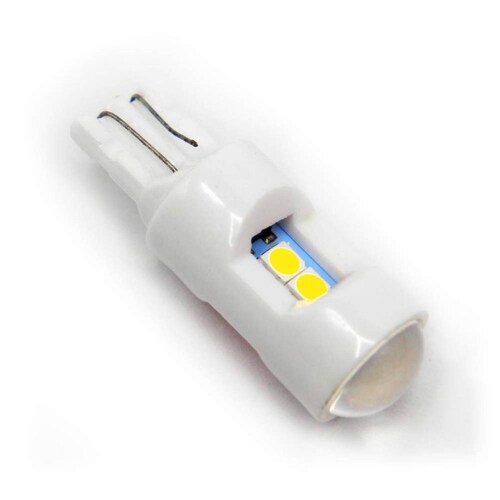 Foco Para Moto Rasen Led De Pellizco Con Lupa 6 Hiperled            Blanco