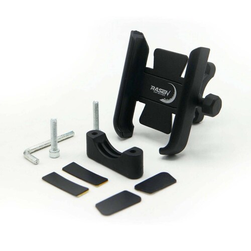 Soporte Para Moto Rasen Para Celular Universal Metalico Para Manubrio Sin Cargador          