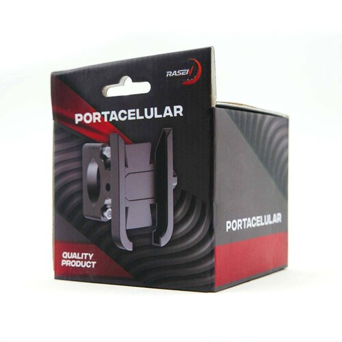 Soporte Para Moto Rasen Para Celular Universal Metalico Para Manubrio Sin Cargador          