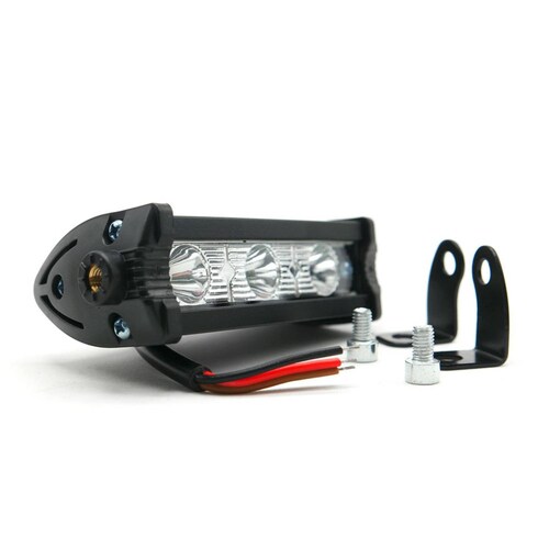 Barra Para Moto Rasen Mini Led Luz Blanca Fija Y Estrobo            
