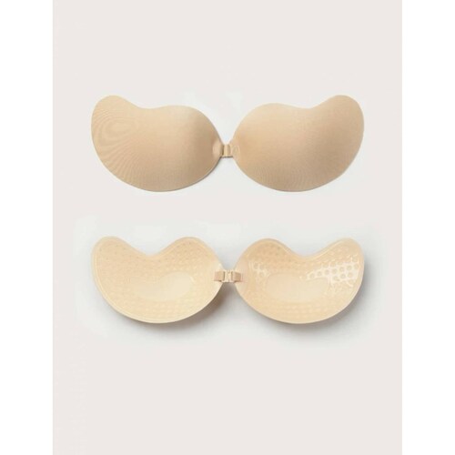 Sujetador Adhesivo sin Tirantes Bra Reutilizable Brasier Forma de Mango Sexy