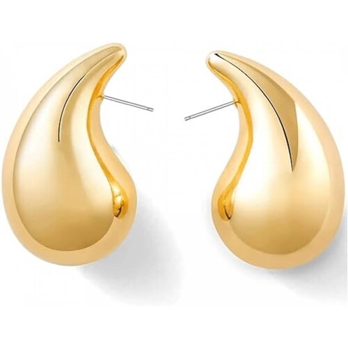 Aretes Tipo Gota para Mujer Mink   Dorados y Plateados Joyería