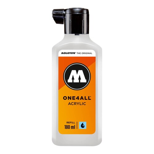 # 160 Pintura Acrílica Para Refill Molotow 180 Ml Signay Withe