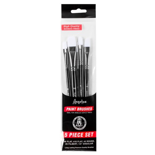Set 5 Pinceles Angelus Paint Brush