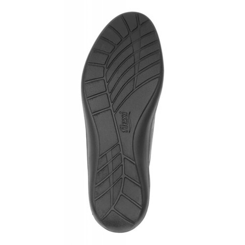 Zapato Flexi Mujer De Confort De Piel 101908neg