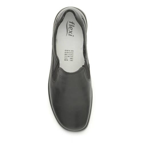 Zapato Flexi Mujer De Confort De Piel 48301neg
