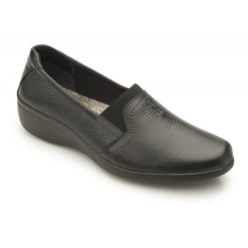 Zapato Flexi Mujer De Confort De Piel 18105neg