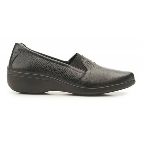 Zapato Flexi Mujer De Confort De Piel 18105neg
