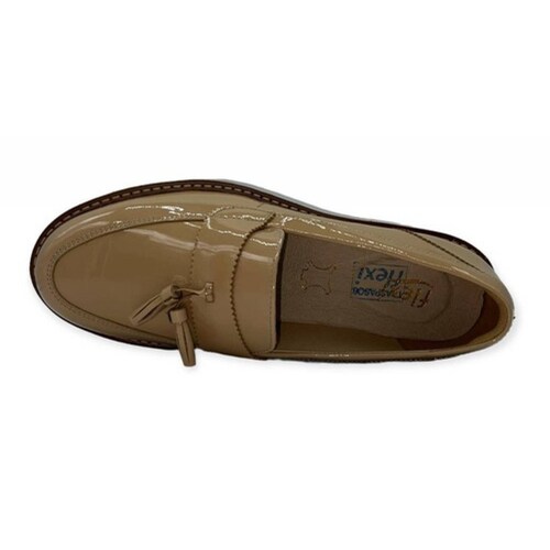 Zapato Flexi Mujer De Confort De Piel 120102bei
