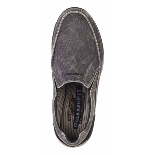 Tenis Skechers Hombre Memory Foam Relaxed Extra Ancho 64109