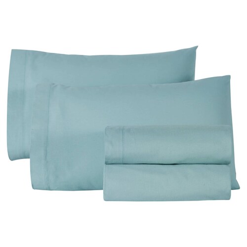 Sábanas Queen Size 100% Algodón , Color Menta