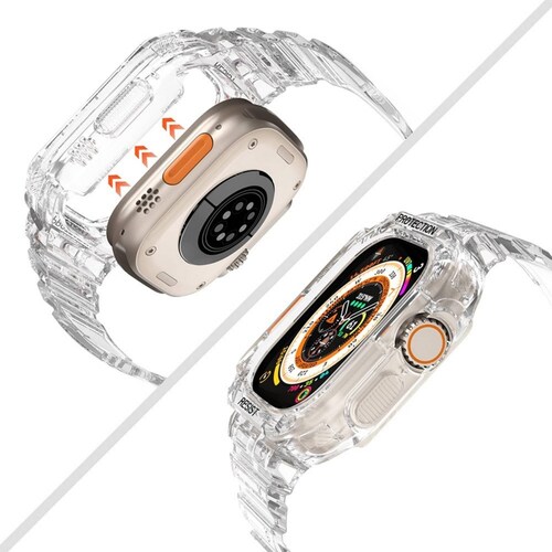 Correa de silicona ultra resistente para Apple Watch todas las series  38/40/41/42/44/45mm diseñada para un uso rudo y duradero estilo y protección (Verde)