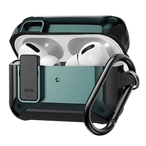 FUNDA PARA AIRPODS CARCASA ECOMLAB USO RUDO TODO LOS MODELOS PRO.