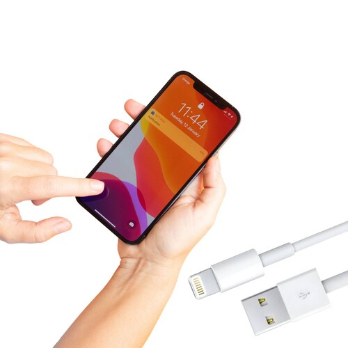 CABLE LIGHTING USB PARA IPHONE ECOMLAB CABLE DE DATOS.