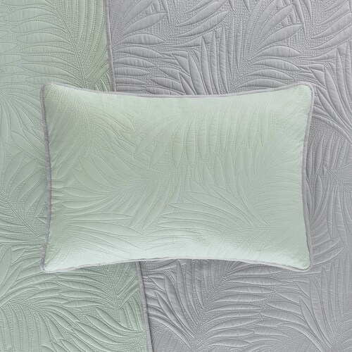 Edredón Ligero King Size Doble Vista con Fundas Menta - Gris REAL TEXTIL