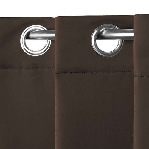 Cortinas Blackout 2.64m X 2.13m En 2 Paneles - Trufa REAL TEXTIL