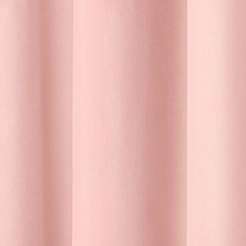 Cortina 2.36x1.80m Con Argollas Rosa REAL TEXTIL