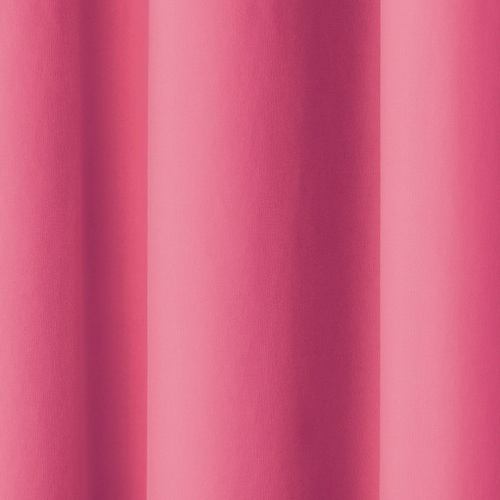 Cortina 3.00x2.30m Con Argollas Fucsia REAL TEXTIL