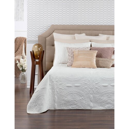 Edredón King Size Velvet Bordado más 2 Fundas Angel ESQUIMAL