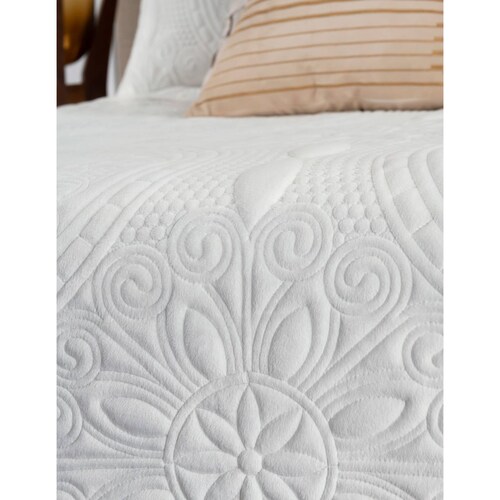 Edredón King Size Velvet Bordado más 2 Fundas Angel ESQUIMAL
