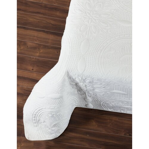 Edredón King Size Velvet Bordado más 2 Fundas Angel ESQUIMAL