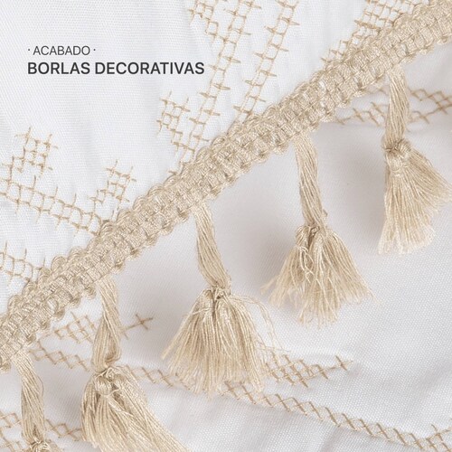 Edredón Ligero Matrimonial Luxus + Fundas Greta ESQUIMAL.