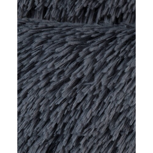 Tapete Alfombra Decorativa Peludo 1.20m X 1.70m - Pimienta-Gris Obscuro ESQUIMAL