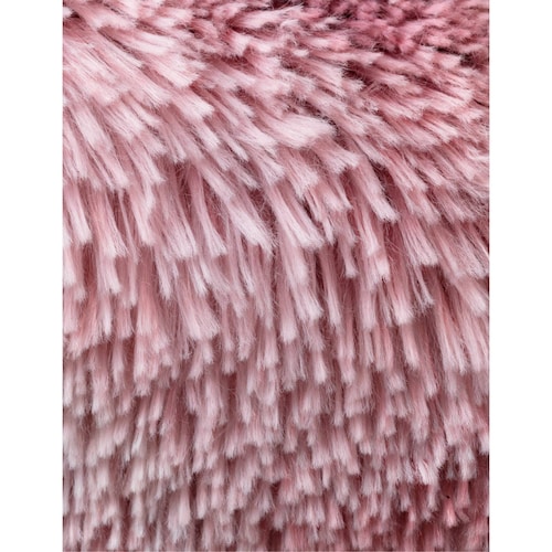 Tapete Alfombra Decorativa Peludo 1.20m X 1.70m - Merengue-Rosa ESQUIMAL