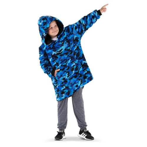 Sudadera Infantil Convertible En Cojín Y Peluche Tiburon Feroz ESQUIMAL